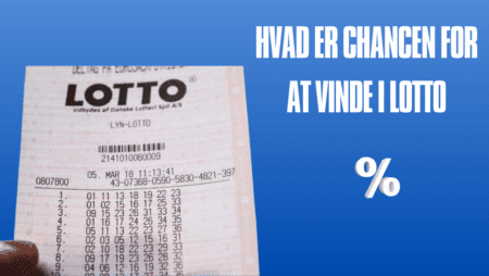 Hvad er chancen for at vinde i lotto