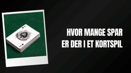 Hvor mange spar er der i et kortspil