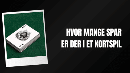 Hvor mange spar er der i et kortspil