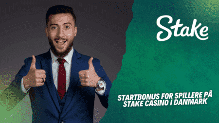 Startbonus for spillere på Stake casino i Danmark