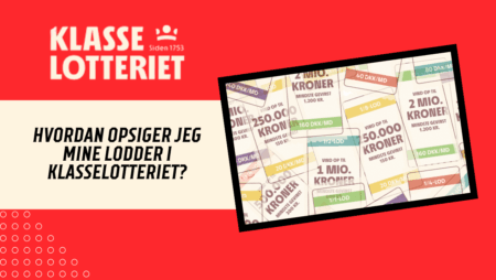 Hvordan opsiger jeg mine lodder i Klasselotteriet?